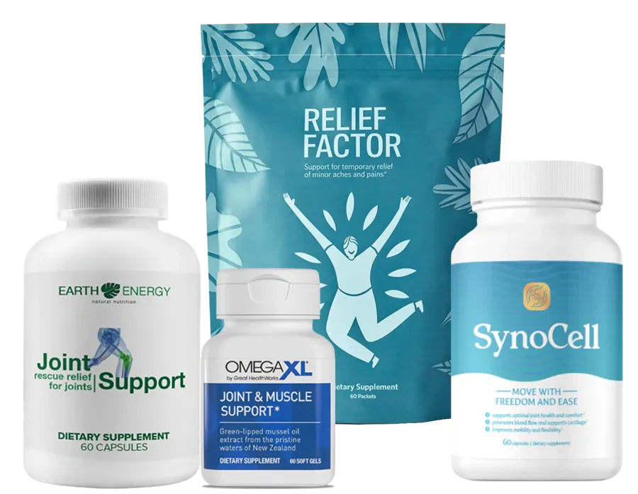 Joint support supplement with natural ingredients for pain relief and inflammation reduction
