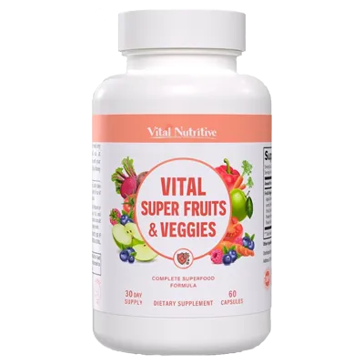 Vital Nutritive Super Fruits & Veggies supplement container - #3 ranked product