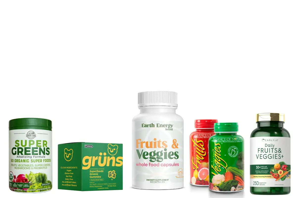 5 Best Fruits & Veggies Supplements of 2026