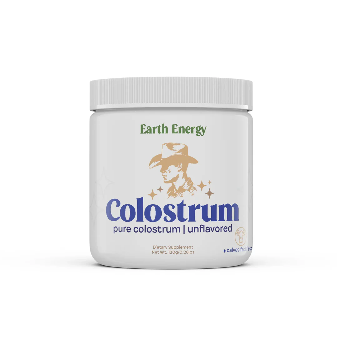 Earth Energy Supplements Colostrum bottle - superior colostrum supplement