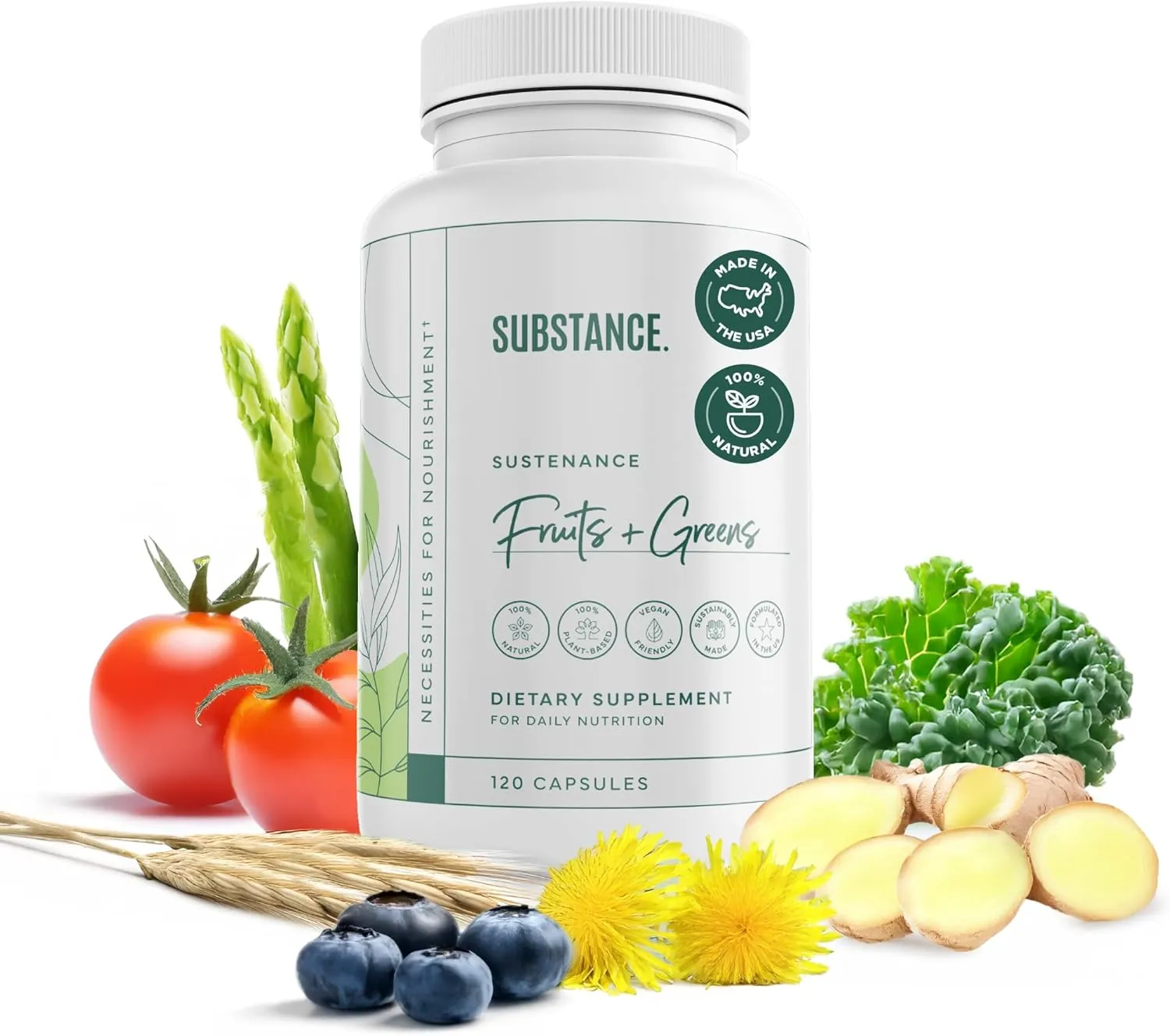 Substance Fruits and Greens supplement placeholder