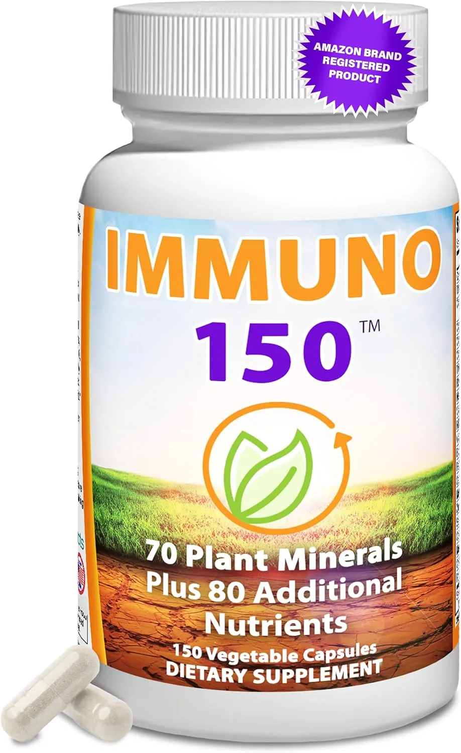 Immuno 150 Immune Support Supplement Bottle
