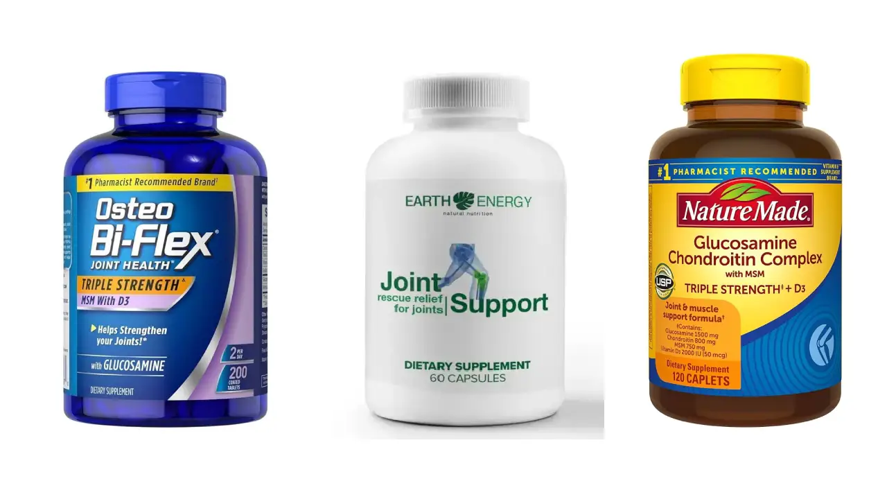 Joint Support supplement bottles comparison