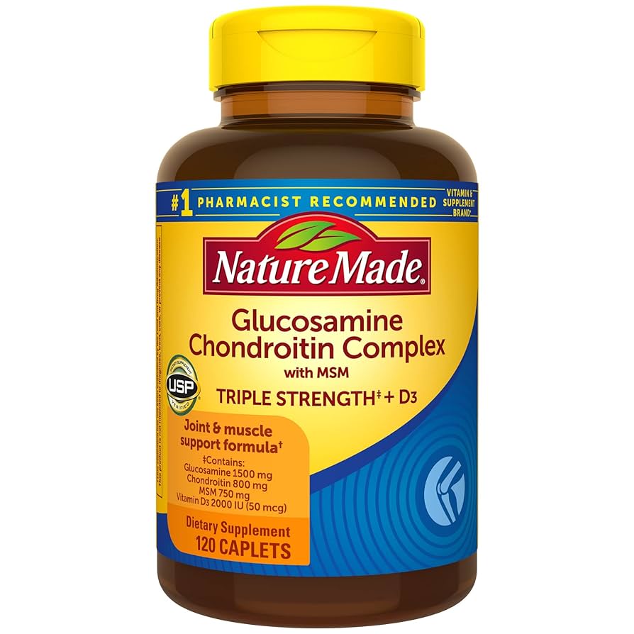 Nature Made Glucosamine Chondroitin MSM Supplement Bottle