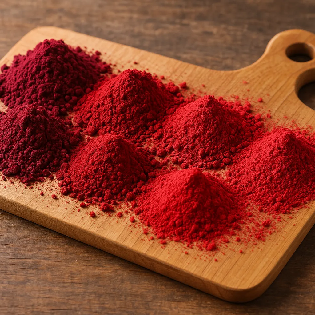Red superfoods illustration